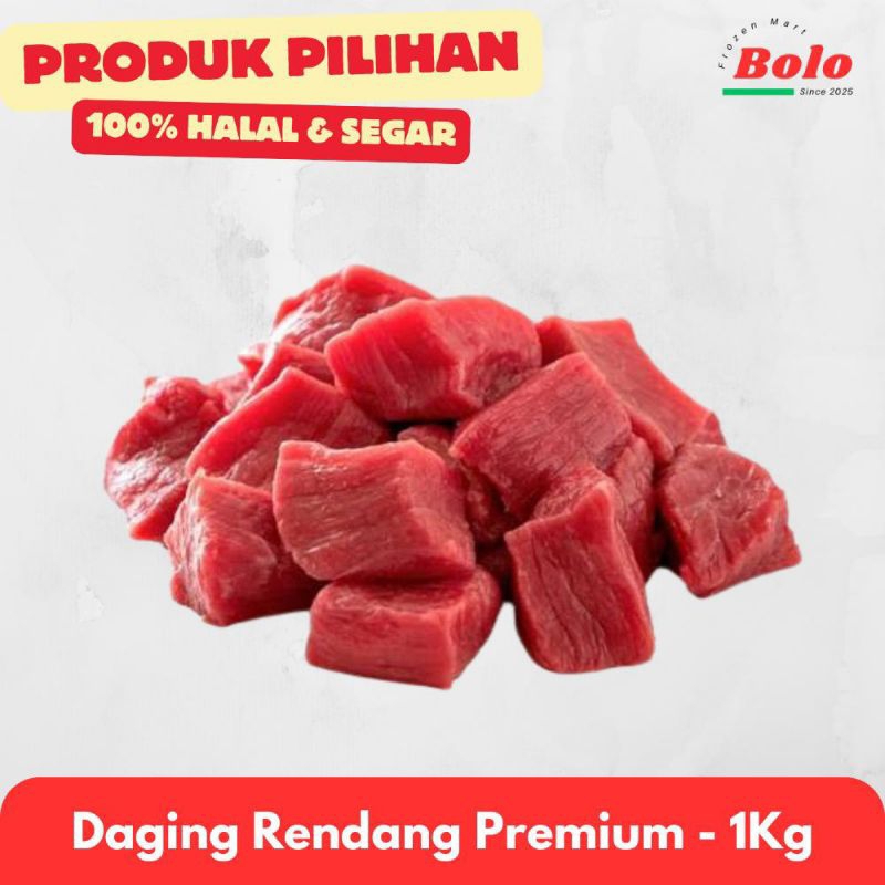 

Daging Rendang Potong Premium Import - Frozen (500gr/1Kg)
