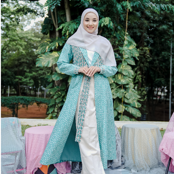 RYANI - Rehva Outer | Outer Muslimah Cardigan Panjang Lengan Panjang