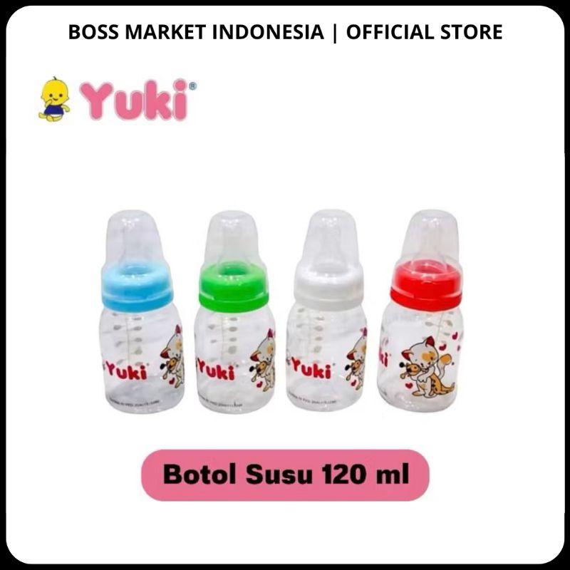 YUKI Botol Susu Bayi Dot Silicone / Baby Bottle - 120 ml ( BPA Free )