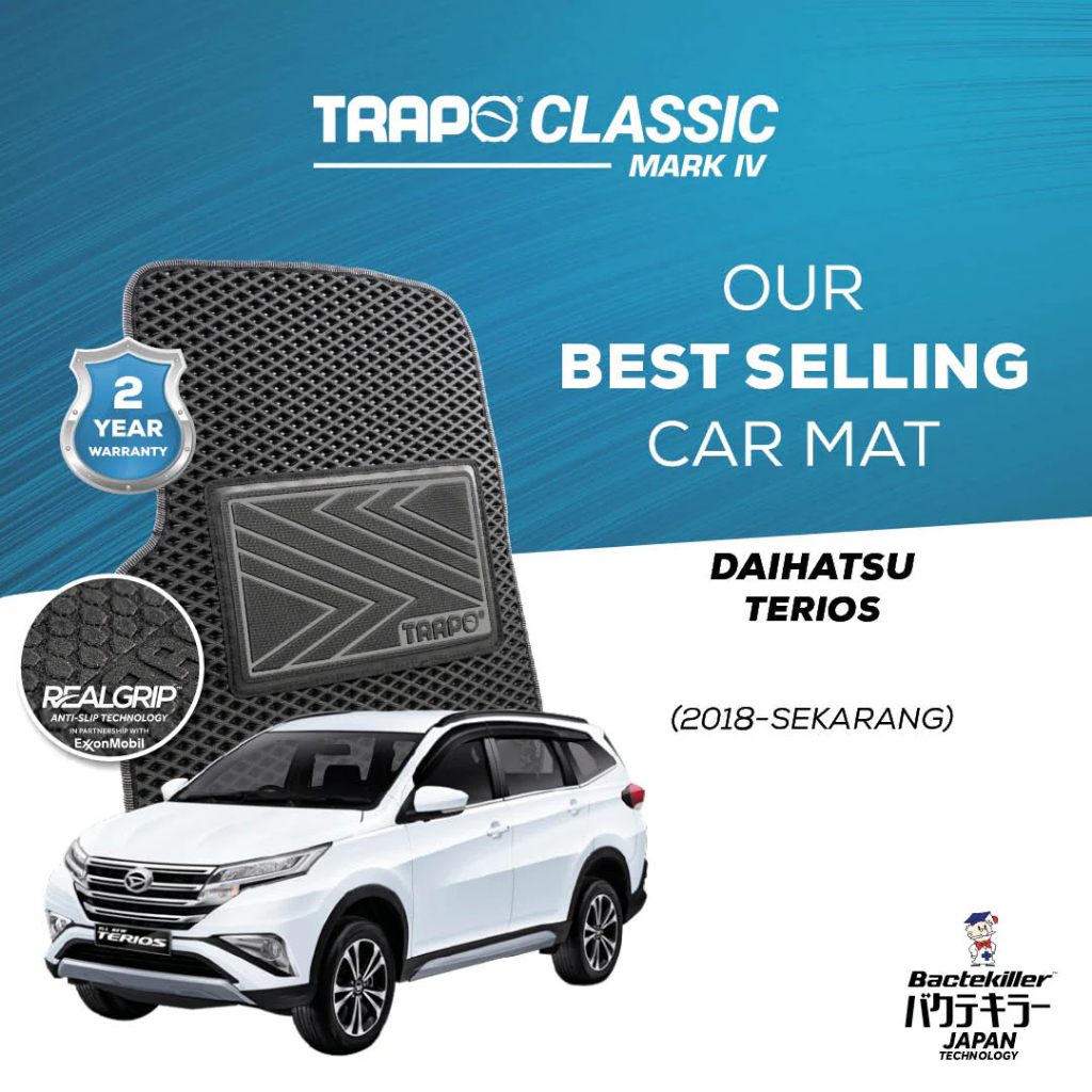 Karpet Mobil Premium Trapo Daihatsu Terios (2018-Sekarang) Karpet Terios Fullset