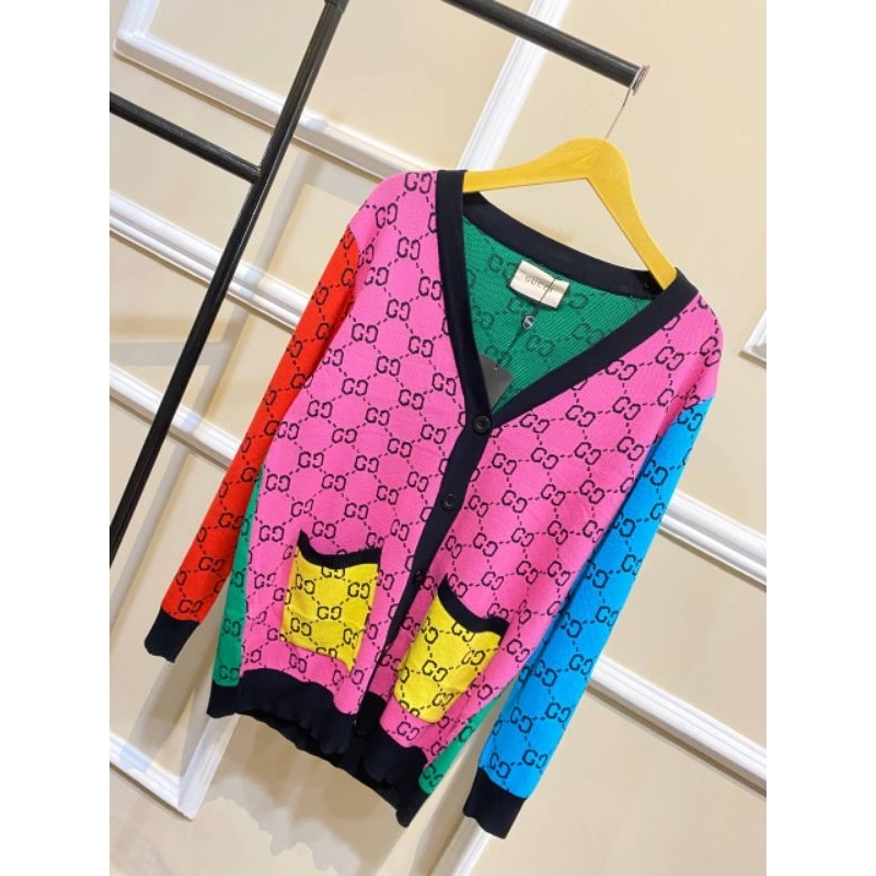 1000056261// MulticolorCardigan