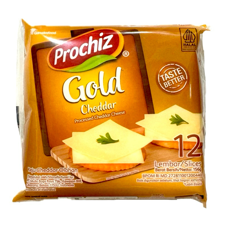 

Prochiz Gold Keju 12 Slices 156 g