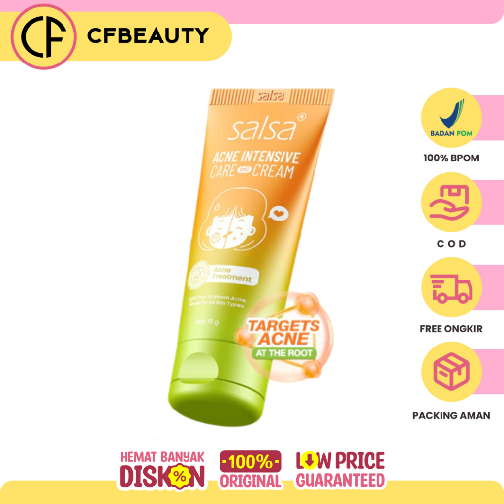 SALSA ACNE SPOT – obat jerawat salep jerawat ance gel anti acne cream | obat totol jerawat pustula p