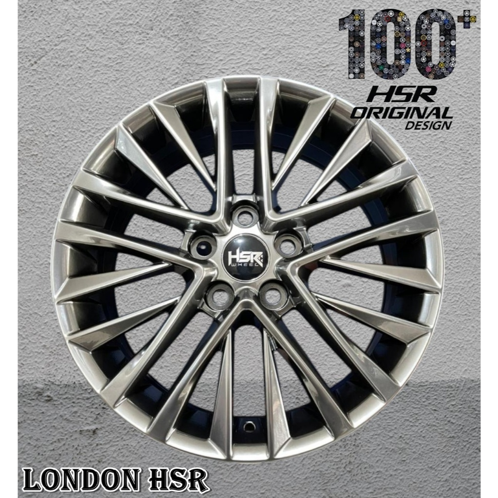 Velg Hsr London Ring 17 Lebar 7 Baut 5X114,3 Velg Mobil Terios Ertiga Grandmax Hrv Innova