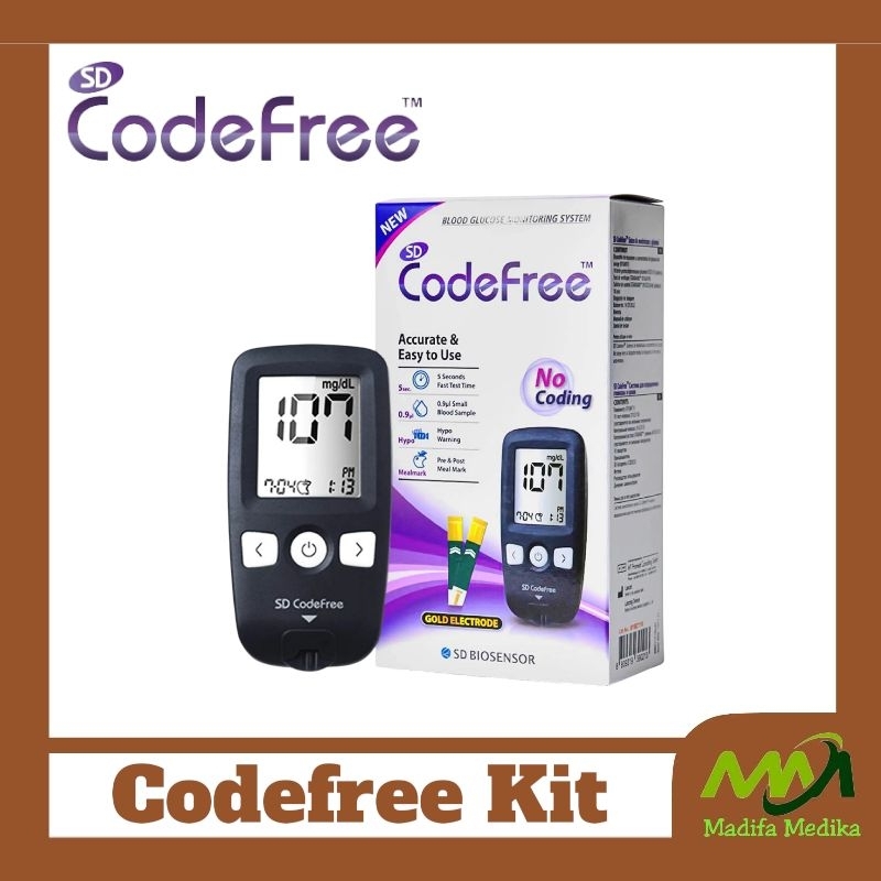 Alat Cek Gula Darah CodeFree SD Biosensor  Codefree SD Biosensor TKDN