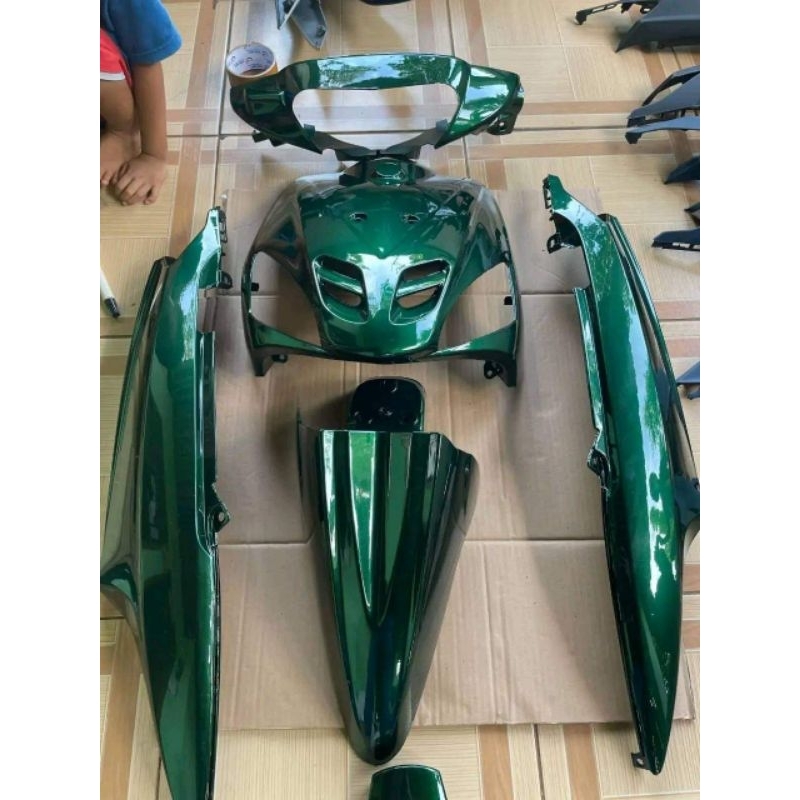 bodi mio sporty warna hijau botol