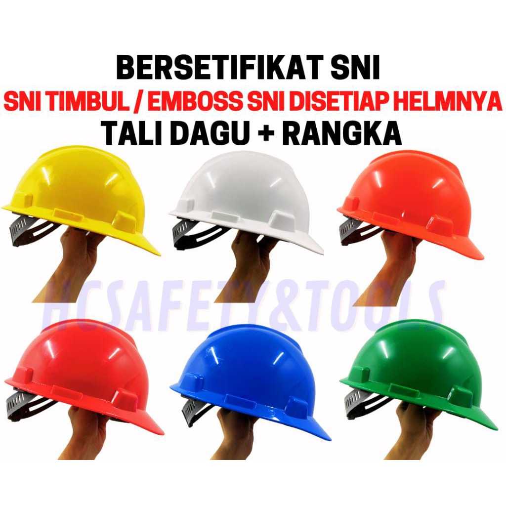 Helm proyek Frt/Helm proyek murah / helm proyek safety dilengkapi iner+tali dagu