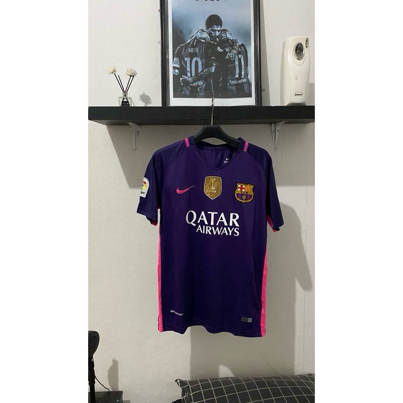 JERSEY BARCELONA AWAY 2016/2017 NAMESET MESSI