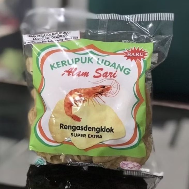 

Kerupuk Udang Alam Sari Rengasdengklok Super Extra 250gr