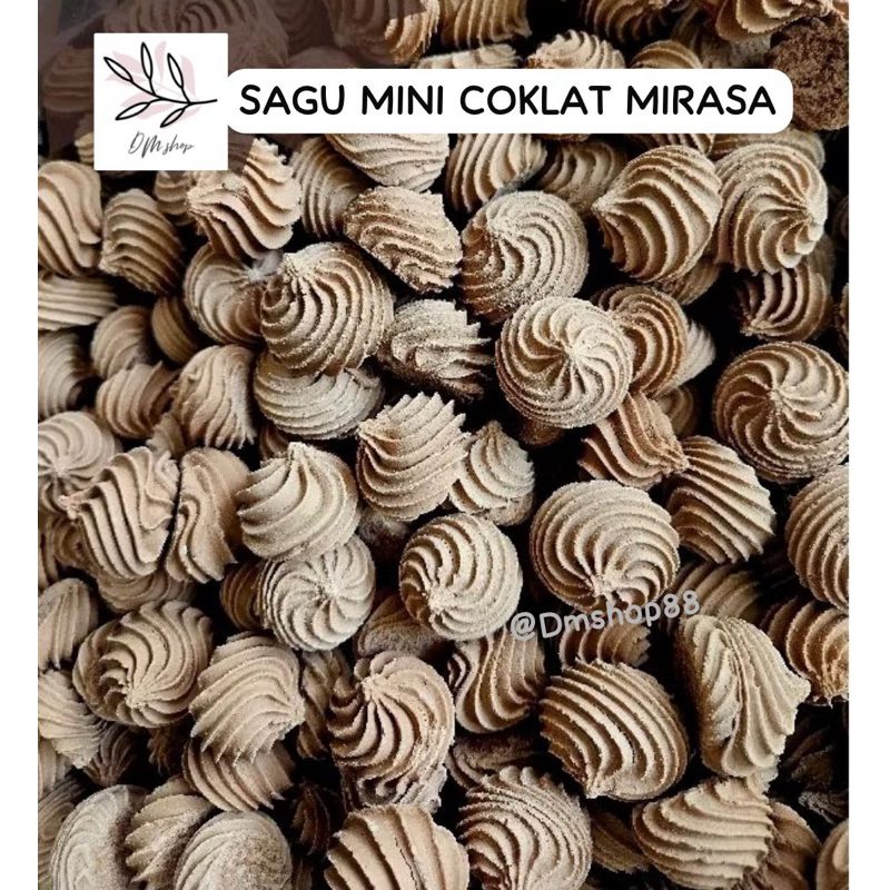 

KUE SAGU MINI / SAGU SUSU MIRASA / SAGU KEJU /SAGU MINI COKLAT 250 GRAM SNACK KUE KERING