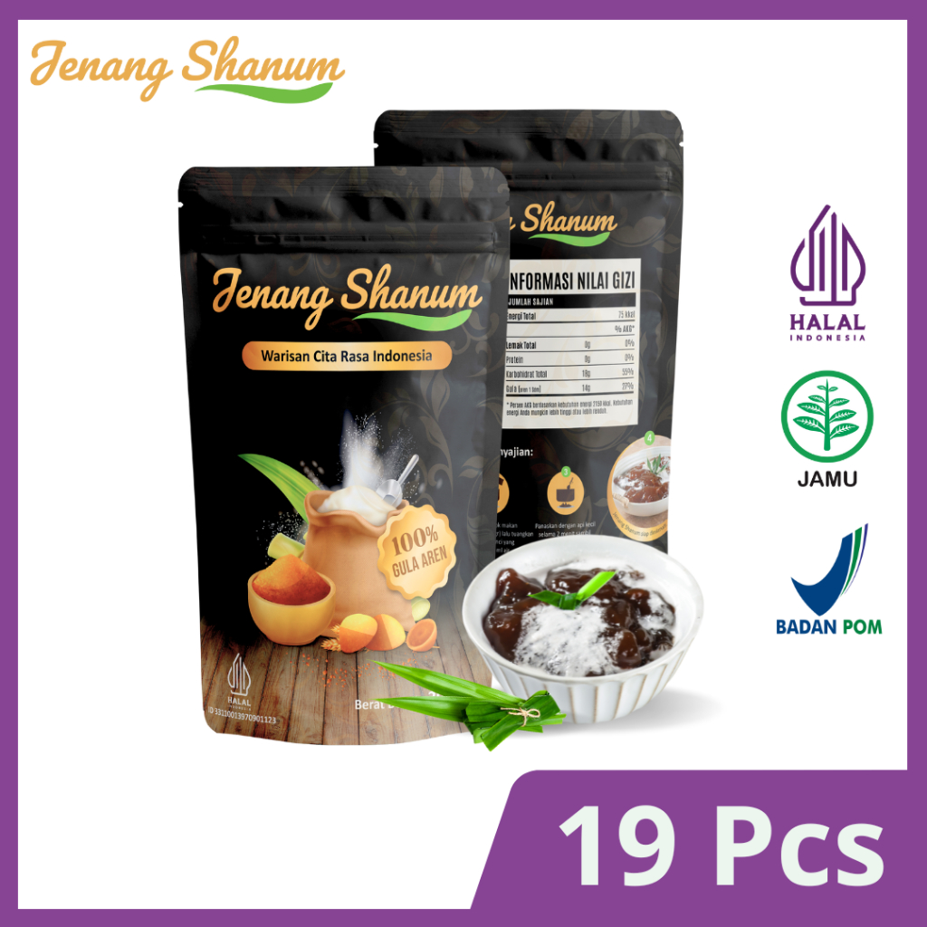 

JENANG SHANUM - Pati Garut Sarapan Sehat Asam Lambung Gerd Anxiety Isi 19 Pcs