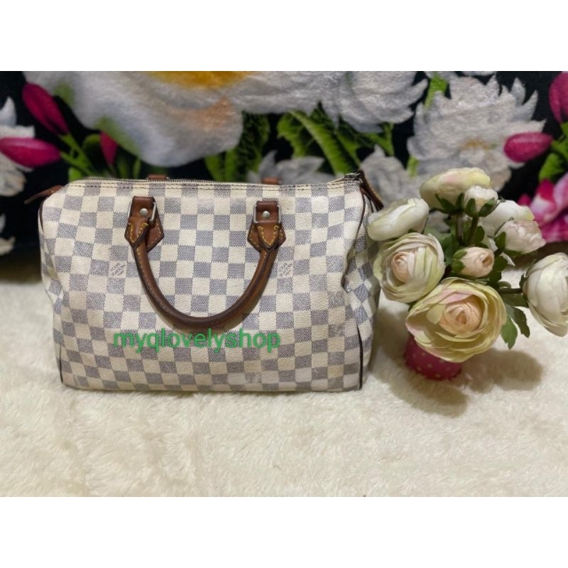 Preloved Louis Vuitton Speedy azure authen