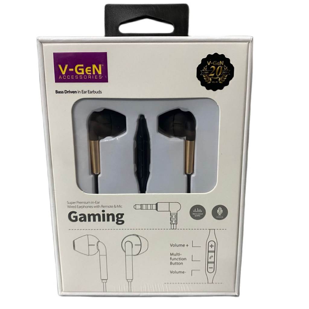 Earphone V-Gen VEP1-15 Gaming Super Premium
