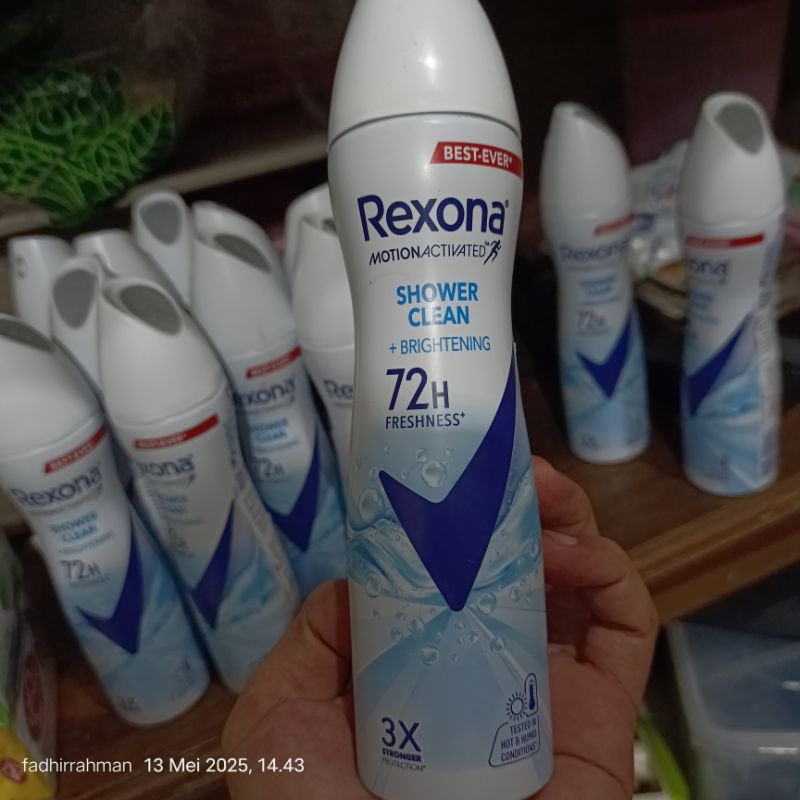 Rexona Women Shower Clean. Deodorant antiperspirant spray 135ml