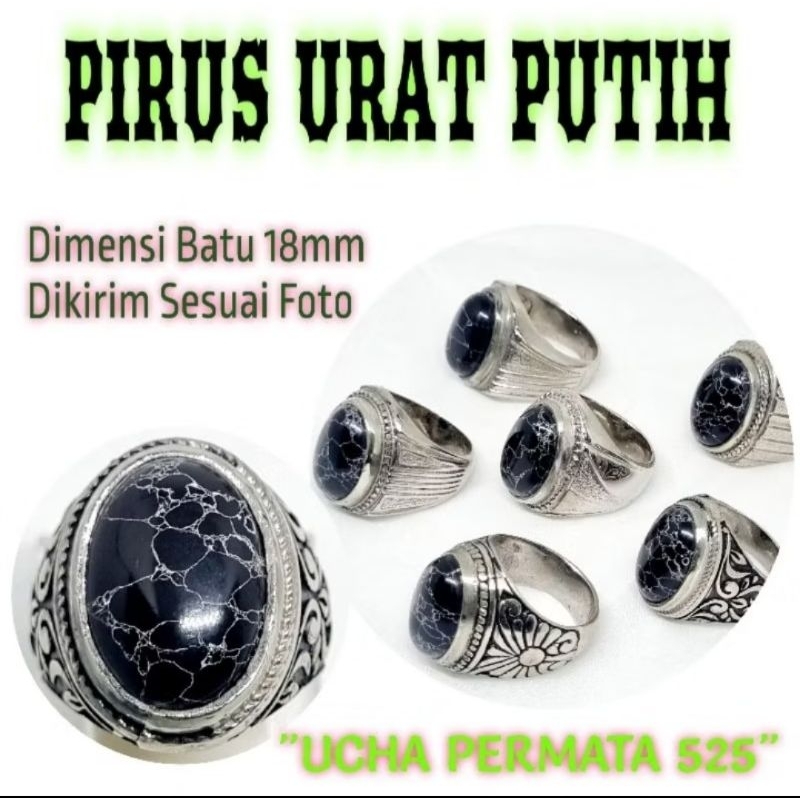 CINCIN PIRUS HITAM URAT PUTIH / PIRUS PERSIA / PIRUS HITAM CEPLUK KURO