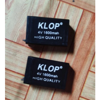 Baterai Raket Nyamuk Aki 4V Rechargeable Batrai Petak Baterai Aki Battery Kipas Portable 1600 mAh