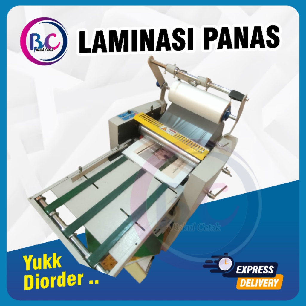 

Laminasi Panas Glossy dan Doff A3+