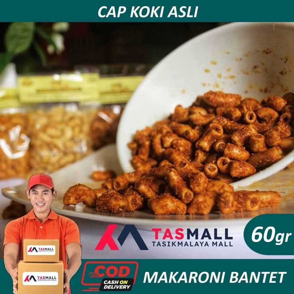

[GROSIR] Makaroni Bantet Tasikmalaya - Cap koki - Pionir Makaroni Bantet