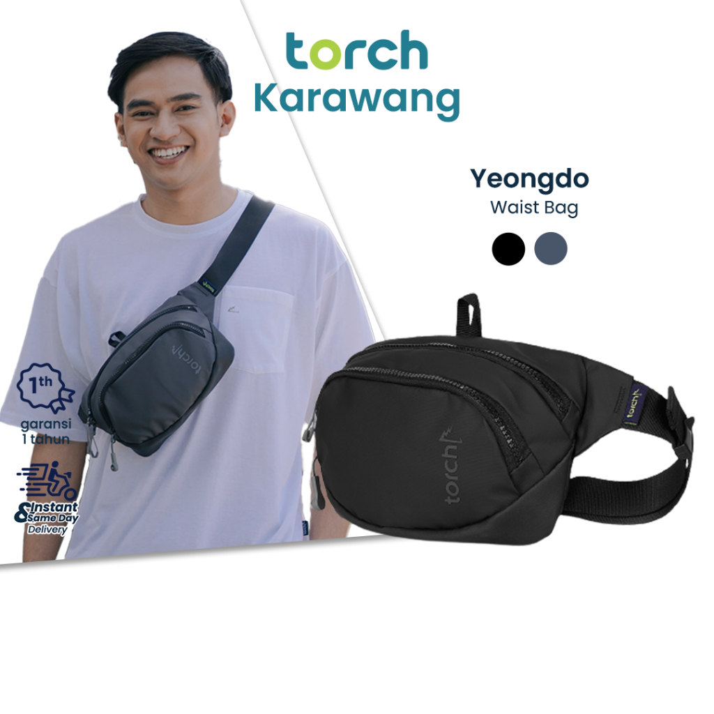 TORCH Yeongdo Tas Pinggang Ringan Anti Air Pria Wanita - Tas Pinggang Waterproof