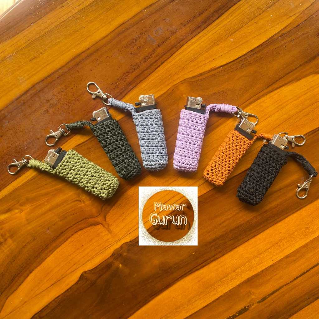 Case Korek Rajut | Case Korek Rajut | Gantungan Korek | Gantungan Kunci Gantunan Tas