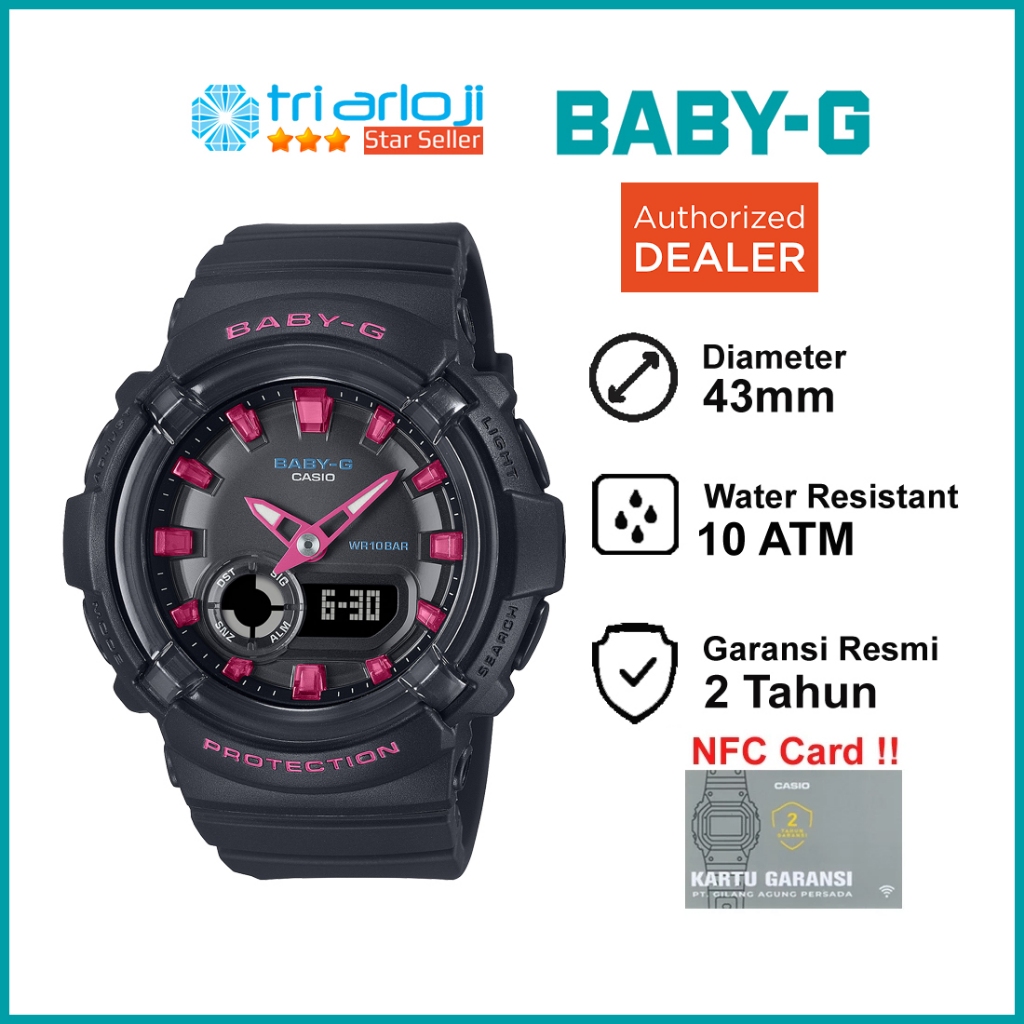 Casio BABY-G BGA-280DN-1ADR Jam Tangan Wanita BABYG BGA280 BGA-280DN-1 BGA280DN