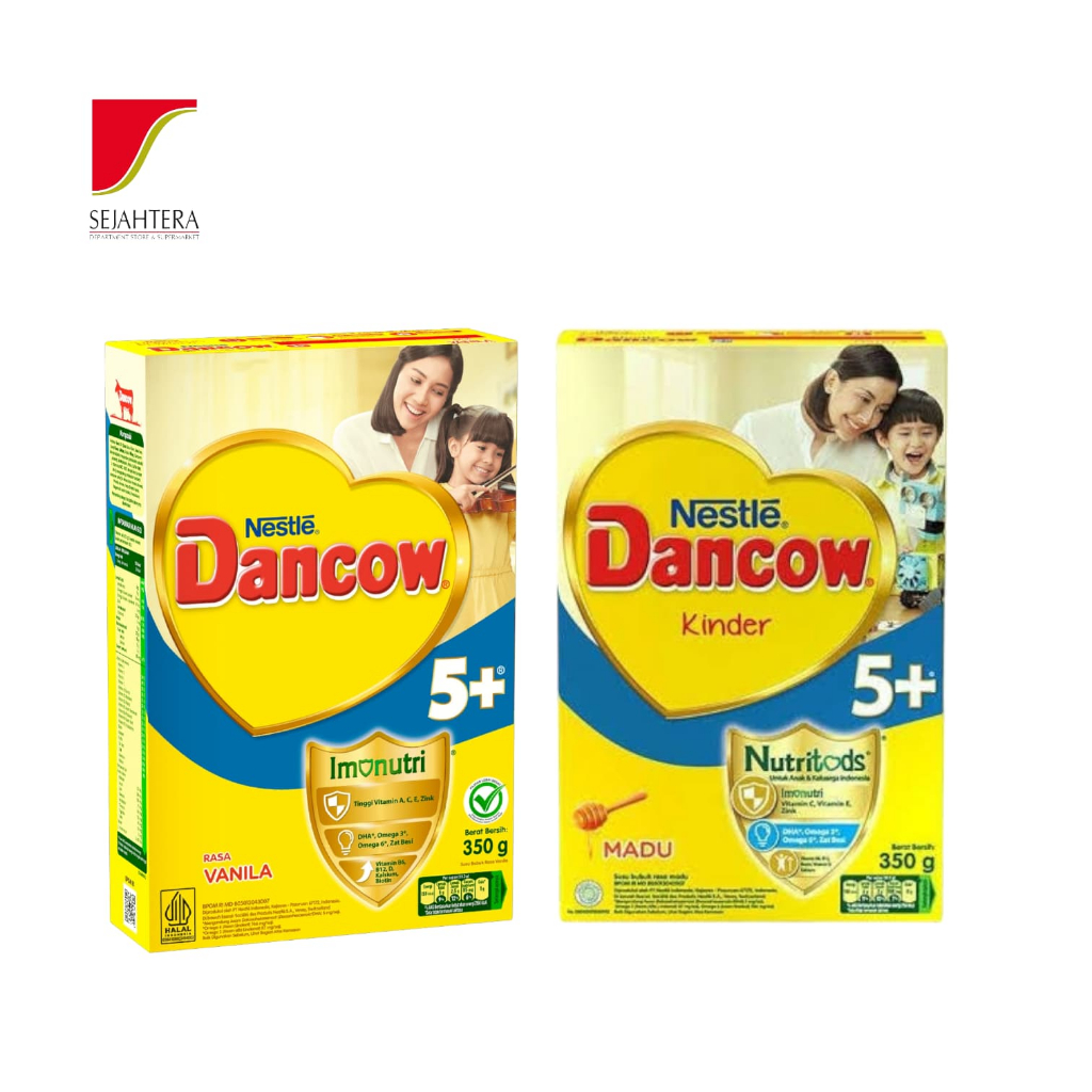 

Dancow 5+ CALCI - N Rasa Vanila Dan Madu 350 g BOX