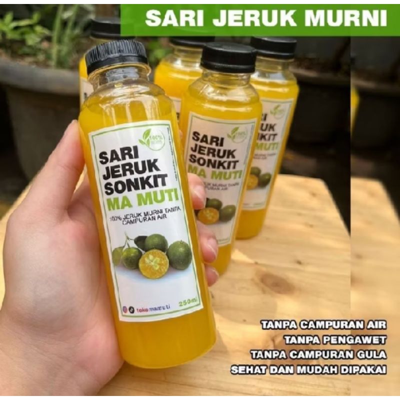 

Ekstrak Sari Jeruk Sonkit/Kasturi/Lemon Cina Reguler/Keluar Kota
