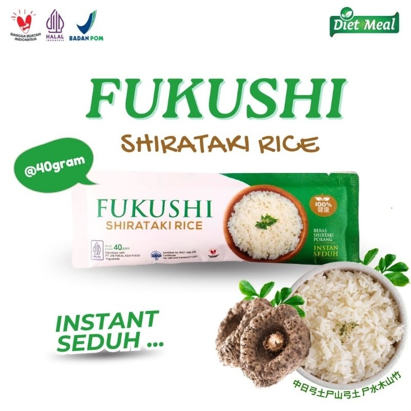 

Beras Porang FUKUSHI sacet 4 gram