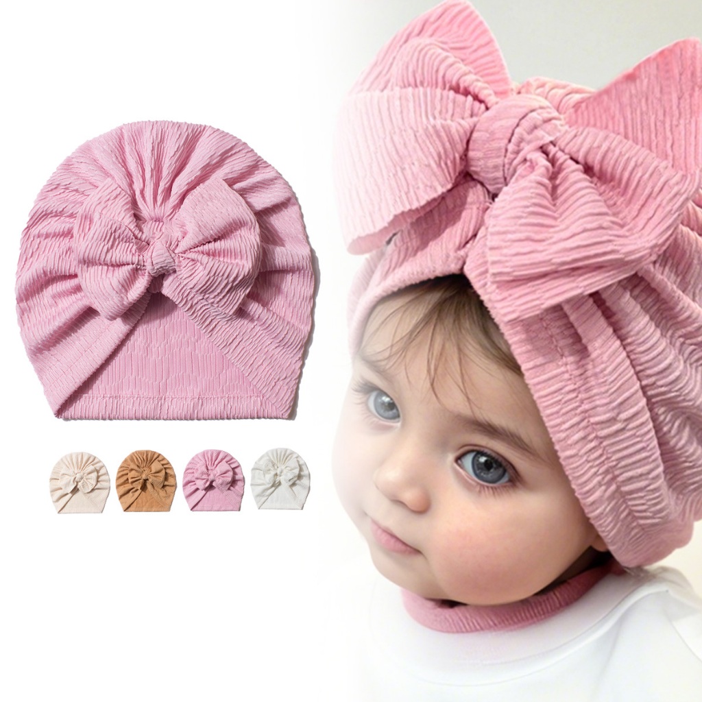 Turban kupu bayi bando turban bayi Turban bayi newborn Topi Kupu-kupu Bayi Perempuan