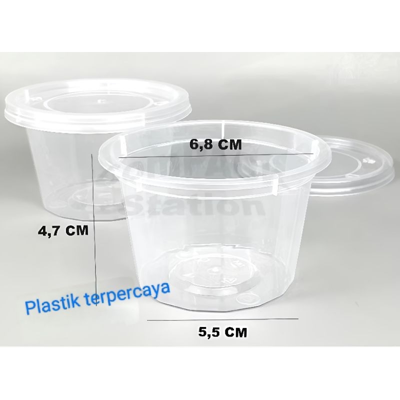 Isi 25pcs THINWALL DM 100 ML/CUP PUDING 100 ML