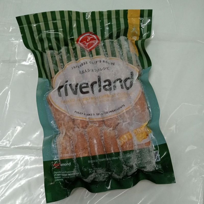 

RIVERLAND Sosis Sapi dgn Keju MINI 300g