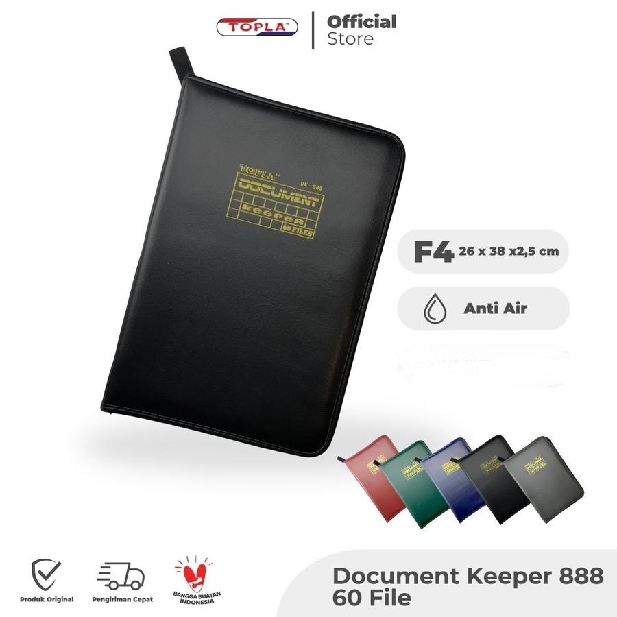 

Document Keeper Topla 888 60F ( Zipper File Folio Pocket )