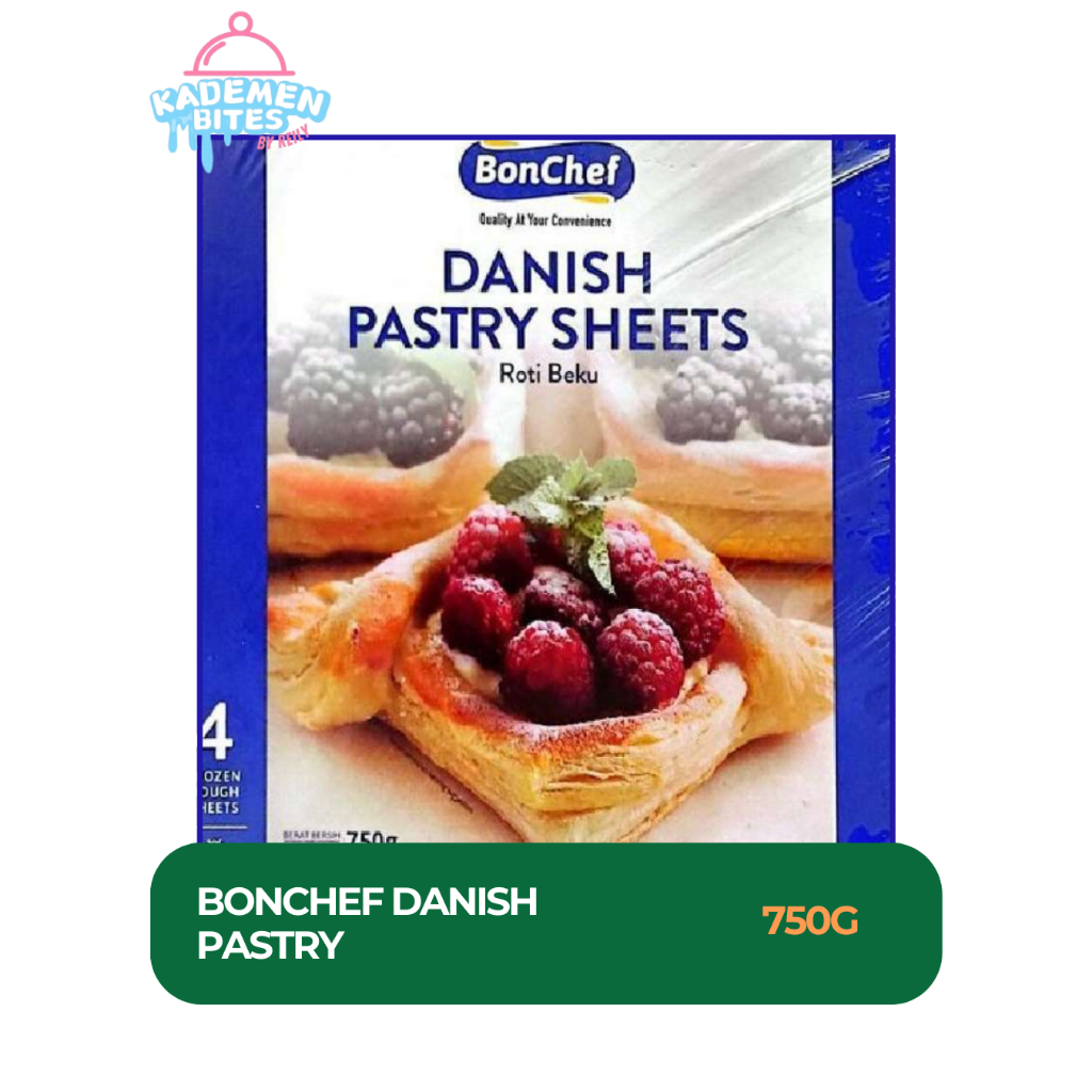 

Bonchef - Danish Pastry Sheet & Puff Pastry Sheet 750 gr isi 4 lembar
