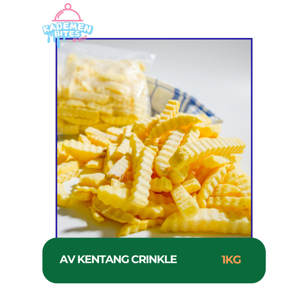 

Kentang Goreng French Fries Crinkle Cut 1 kg