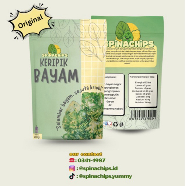 

Kripik Bayam