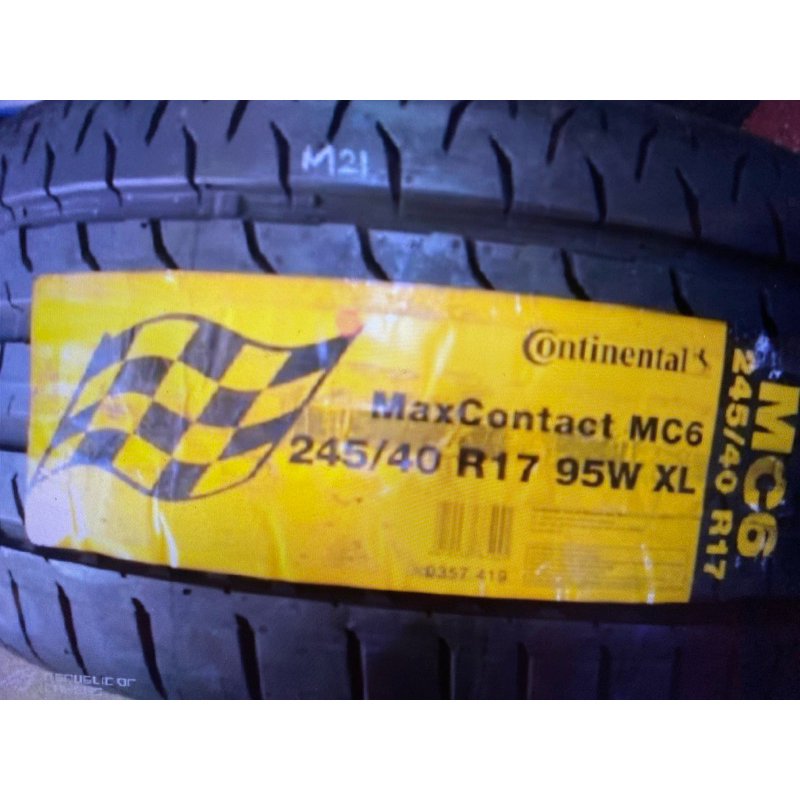 Ban Continental Max Contact 6 245/40 R17