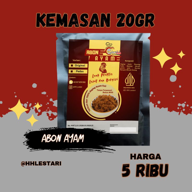 

Abon HH Ayam 20gr