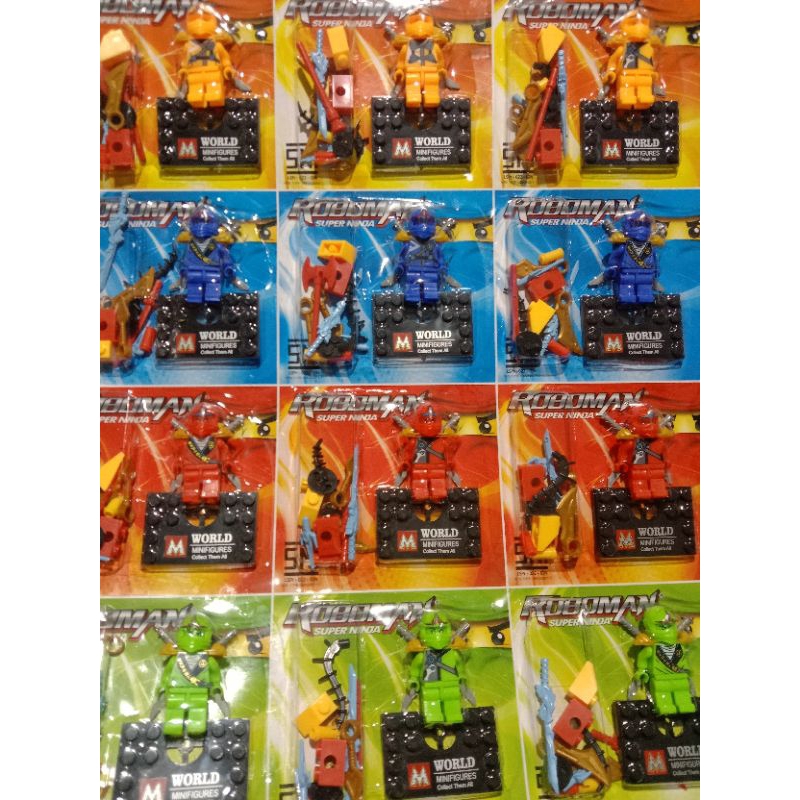 mainan lego/mainan bricks mini figure/roboman master ninja block