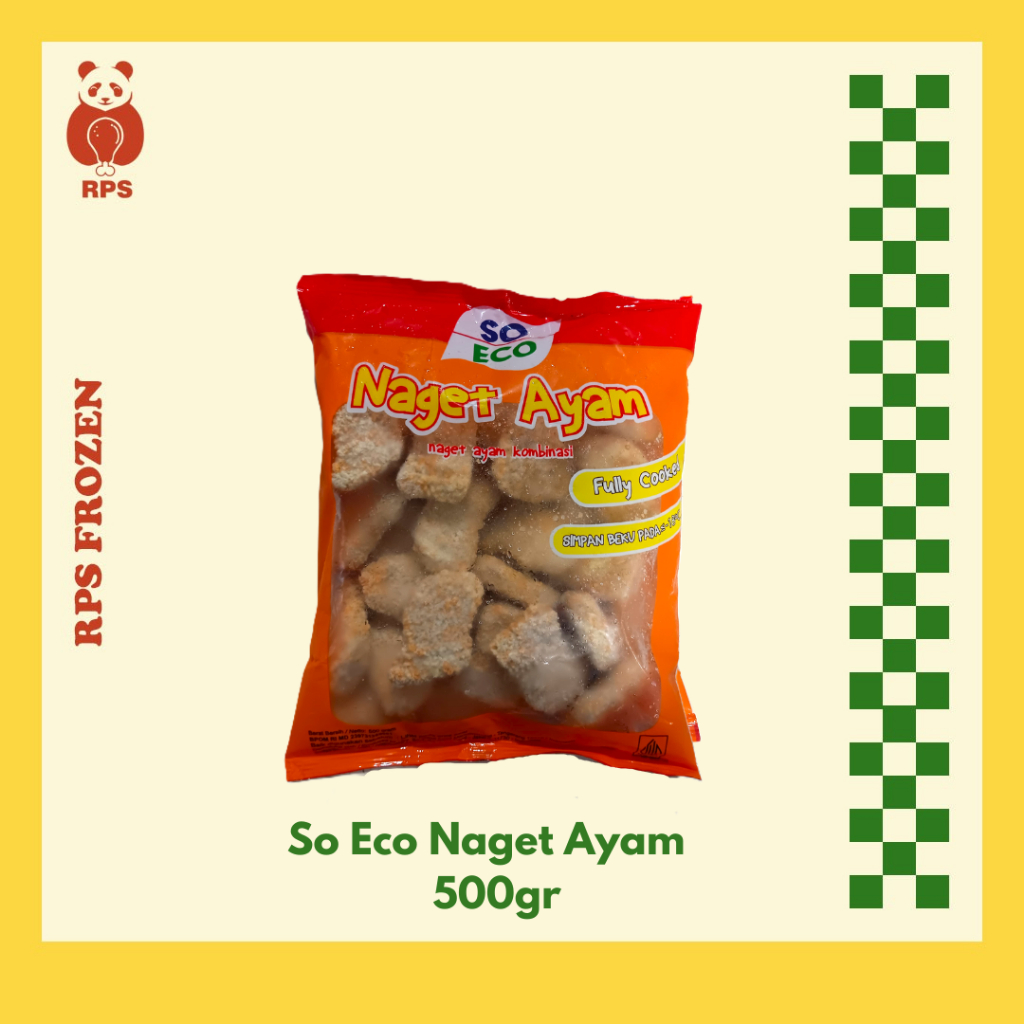 

So Eco Naget Ayam 500gr, Nugget Ayam So Eco 500gr