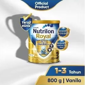 

Nutrilon Royal 3 Susu bubuk Pertumbuhan Anak Vanila 800 Gram