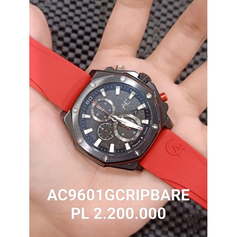 JAM TANGAN PRIA ALEXANDRE CHRISTIE AC9601 AC 9601 ORIGINAL RUBBER