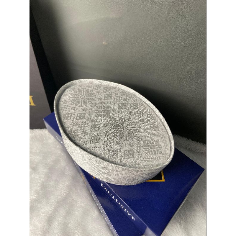 peci songkok kopiah songket putih astro santri songkok premium, songkok murah songkok putih