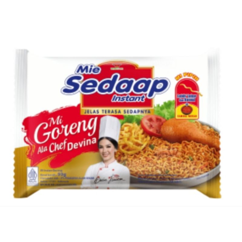 

Mie Sedaap goreng Chef Devina bag 93g, paket hemat 10pcs