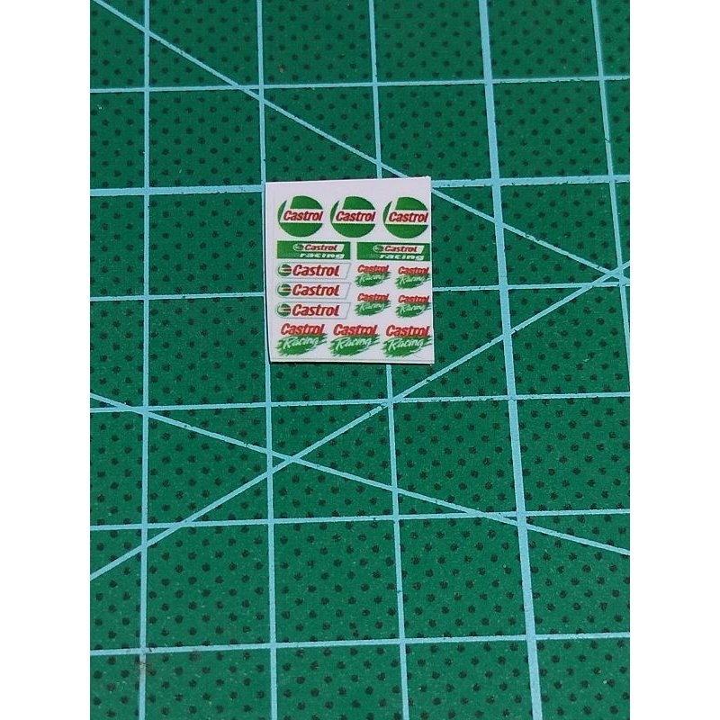 Stiker diorama skala 64 F