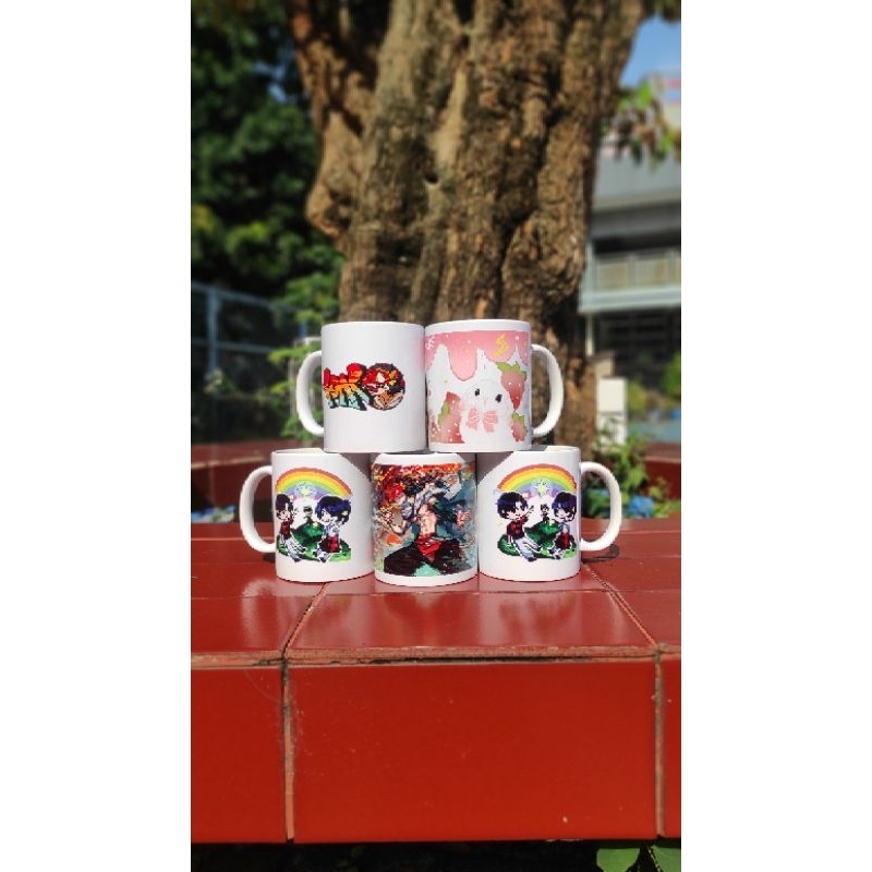 Tarq-Cup Mug White/Putih/bisa custom gambar