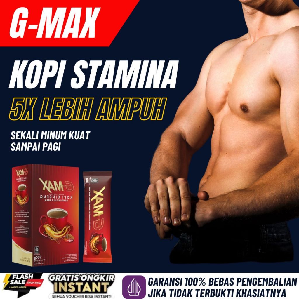 

KOPI G-MAX penambah stamina pria bikin segar bugar