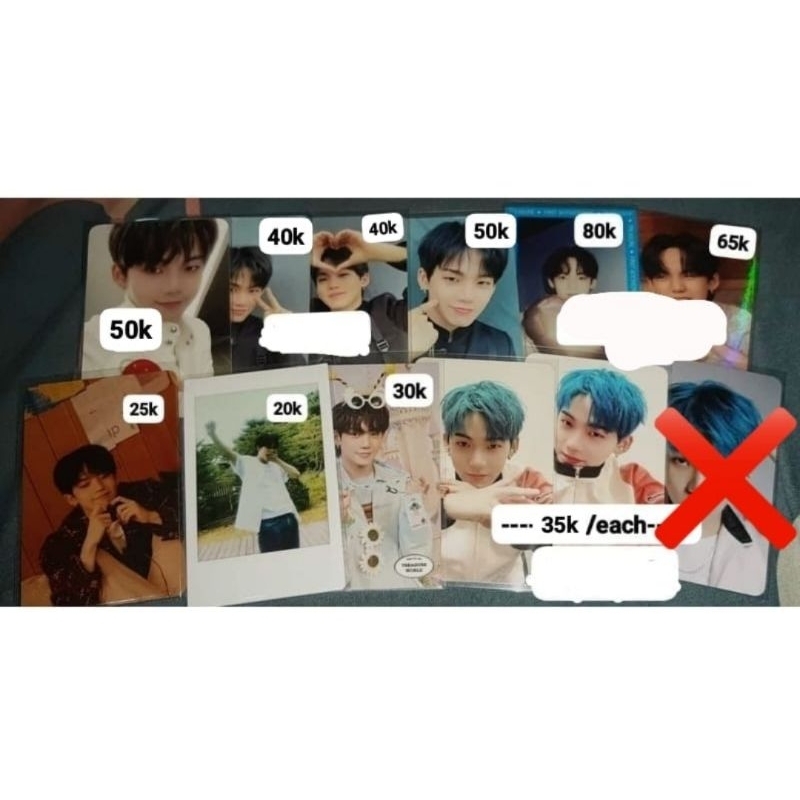 [READ DESC] pc photocards pola polaroid hyunsuk welcol welcoming collection summer camp treasure
