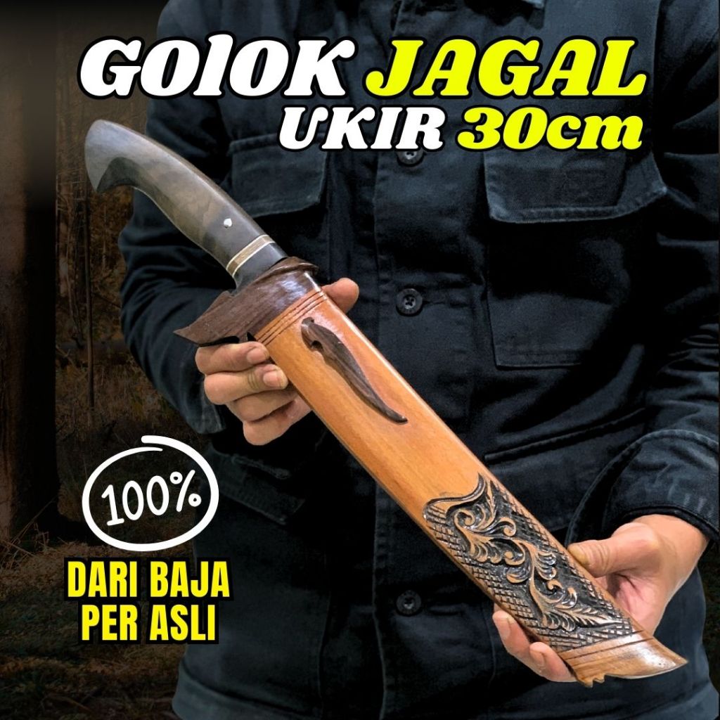 Golsem Sembelih Jagal Ukir Bahan Baja Per Sup9