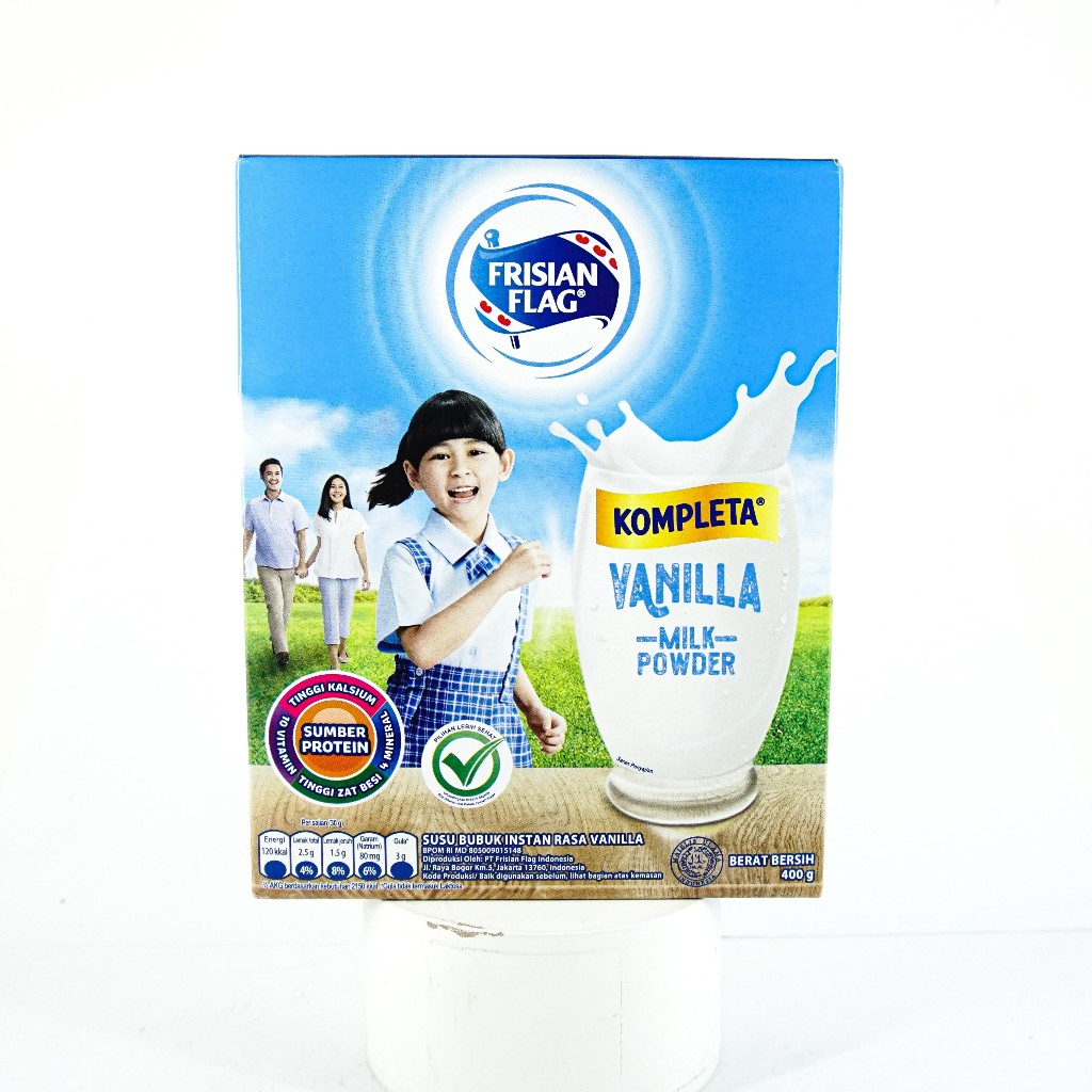 

SUSU FORMULA FRISIAN FLAG KOMPLETA 400GR INSTAN VANILA