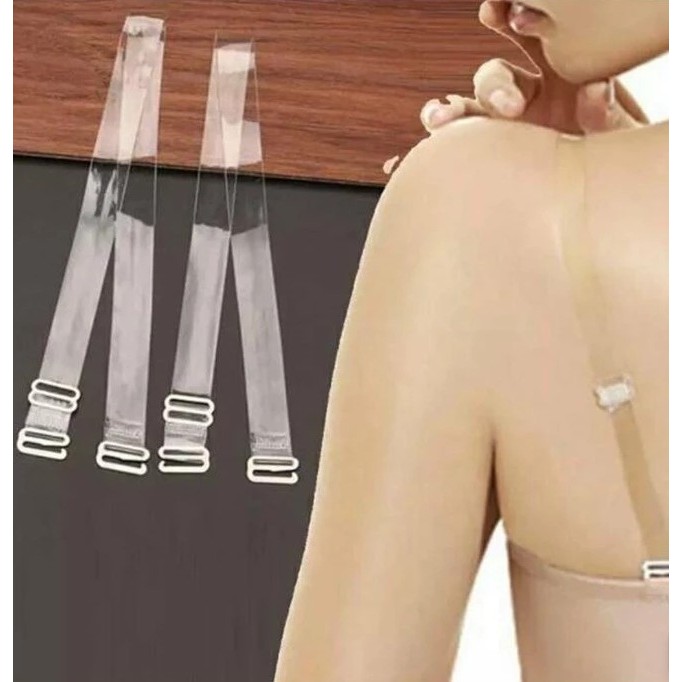 Tali Bra BH Transparan Silicone Premium Quality